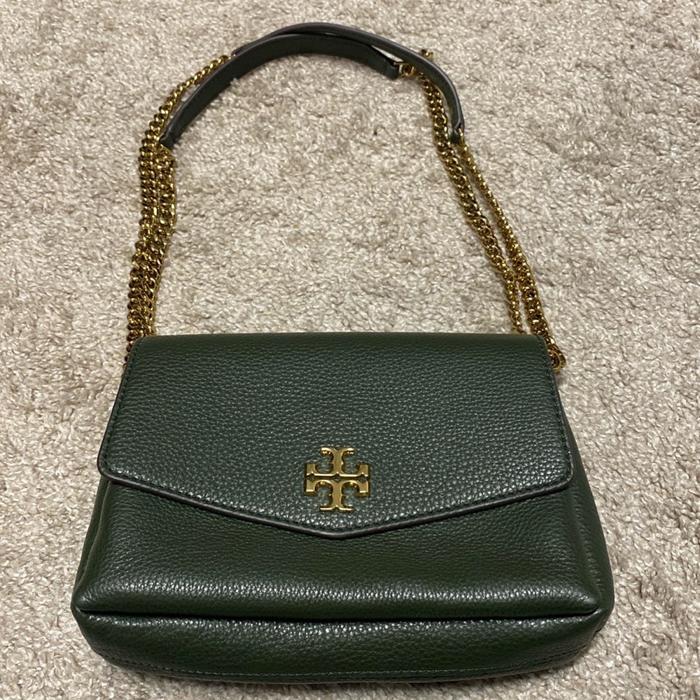 Beautiful olive convertible handbag
